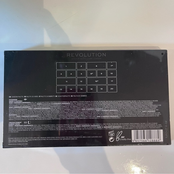 Makeup Revolution X Jack Eyeshadow Palette, Matte & Shimmer NEW IN BOX - Picture 8 of 8
